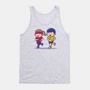 Cute People Jogging Tank Top